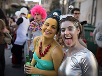 Иерусалимский карнавал: Пурим в районе Нахлаот и в Меа Шеарим. Фоторепортаж