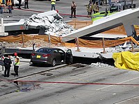 Жертвами обрушения моста в Майами стали четыре человека, не менее 10 пострадавших
