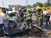 ДТП в районе Реховота, один человек тяжело травмирован