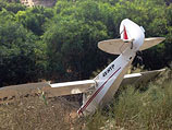 В районе Хайфы совершил аварийную посадку самолет Cessna. Пилот получил травмы