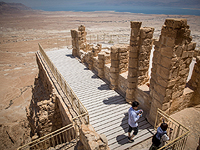 Парк Масада закрыт для посетителей из-за сильного ветра