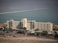 Из-за бури упало дерево на стоянке отеля на Мертвом море