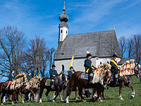 В честь Святого Георгия: конное шествие в Германии. Фоторепортаж 
