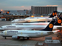 Бастуют аэропорты ФРГ: Lufthansa отменяет около половины рейсов