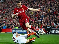 В матче против 