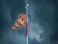 Из-за тяжелых погодных условий приостановлена работа аэропорта Сде Дов