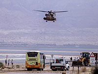 Группа подростков оказалась в зоне наводнения в районе ручья Цафит