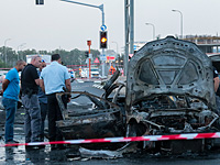 Взрыв в автомобиле в Кфар-Сабе. Один человек погиб, трое ранены