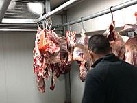 Полиция конфисковала полторы тонны нелегального мяса в деревне Гуш-Халав