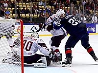 Чемпионат мира: американцы в овертайме одолели сборную Латвии