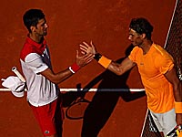 Полуфинал турнира в Риме: Надаль обыграл Джоковича