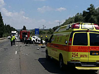 В результате ДТП в районе перекрестка Мегидо погиб водитель фургона