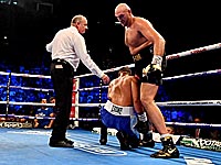 Тайсон Фьюри вернулся на ринг и досрочно победил в Манчестере