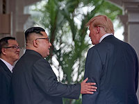 Ким Чен Ын и Дональд Трамп. Сингапур, 12 июня 2018 года
