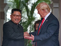 Ким Чен Ын и Дональд Трамп. Сингапур, 12 июня 2018 года   