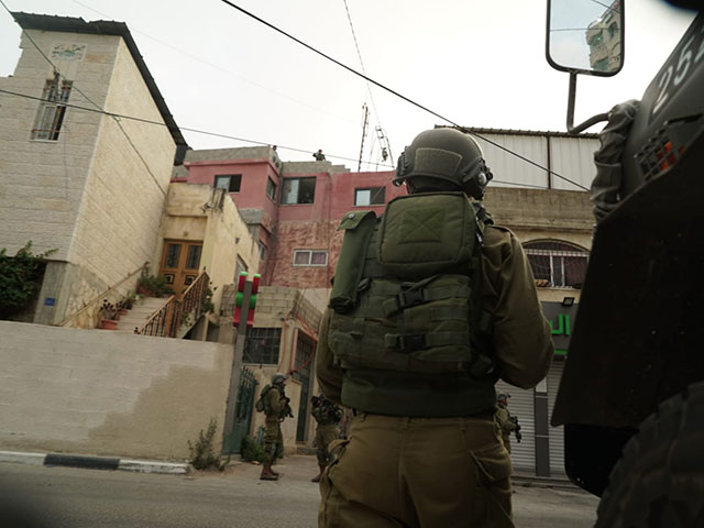 ЦАХАЛ опубликовал видео, снятое экшен-камерой во время операции в Рамалле