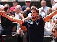 Доминик Тим впервые вышел в финал Открытого чемпионата Франции