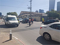 В Тель-Авиве автомобиль сбил женщину, пострадавшая в тяжелом состоянии