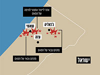 ЦАХАЛ опубликовал видеозапись ударов по объектам боевиков в Газе и карту целей
