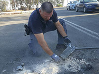 В региональном совете Эшколь обнаружены осколки ракеты и минометного снаряда
