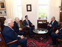 Нетаниягу встретился с Джаредом Кушнером, Джейсоном Гринблаттом и Дэвидом Фридманом