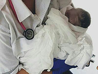 Арабка родила ребенка на автозаправке в Биньямине