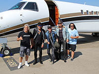 Легендарная рок-группа Scorpions прилетела в Израиль
