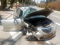 ДТП в Ашкелоне, травмированы двое мужчин