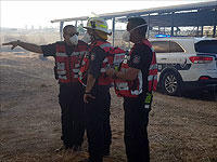 Пожар в региональном совете Эшколь, подозрение на падение