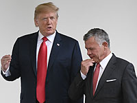 10-й телеканал о встрече Трампа и Абдаллы II: 