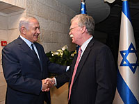 Советник по национальной безопасности США Джон Болтон приглашен на ужин к чете Нетаниягу