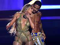 Первые красавицы церемонии MTV Music Video Awards 2018. Фоторепортаж из Нью-Йорка
