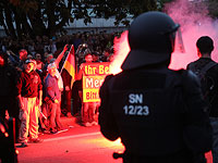 Беспорядки в Хемнице: участники демонстрировали нацистский салют
