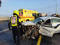 Аварии на шоссе Израиля, двое мужчин в тяжелом состоянии