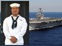 На борту американского авианосца погиб военнослужащий