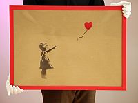 Бэнкси опубликовал видеозапись подготовки к самоуничтожению картины 