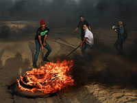 В беспорядках на границе с Израилем участвуют около 4.000 жителей сектора Газы