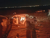 На 264-м шоссе перевернулся автомобиль