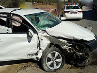 Около Шхема была предпринята попытка угнать такси с израильскими номерами