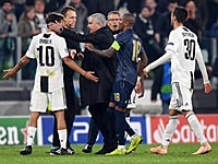 Криштиану Роналду забил. Моуриньо спровоцировал потасовку. МЮ победил в Турине