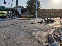 В Петах-Тикве автомобиль насмерть сбил мотоциклиста