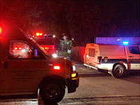 Пожар в а-Шароне, погиб мужчина