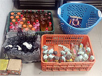 Кфар-Манда: полиция задержала 15 человек и изъяла десятки бутылок с зажигательной смесью

