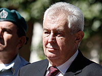 Президент Чехии в Иерусалиме: 