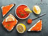 Красная икра - праздничный деликатес по супер-цене от Cancun