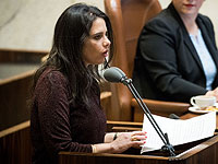 Министр юстиции Айелет Шакед выступит вместо Дины Зильбер на заседании комиссии Кнессета 
