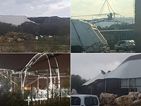 В Кирьят-Хаиме от сильного ветра обрушилась крыша клуба, никто не пострадал