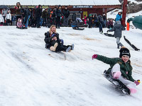 Горный курорт Хермон после субботнего