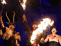 Бесстрашные и рогатые: огненное шествие в Эдинбурге. Фоторепортаж 
