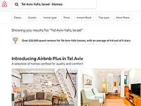 Горсовет Тель-Авива намерен увеличить муниципальный налог на квартиры, сдающиеся через Airbnb